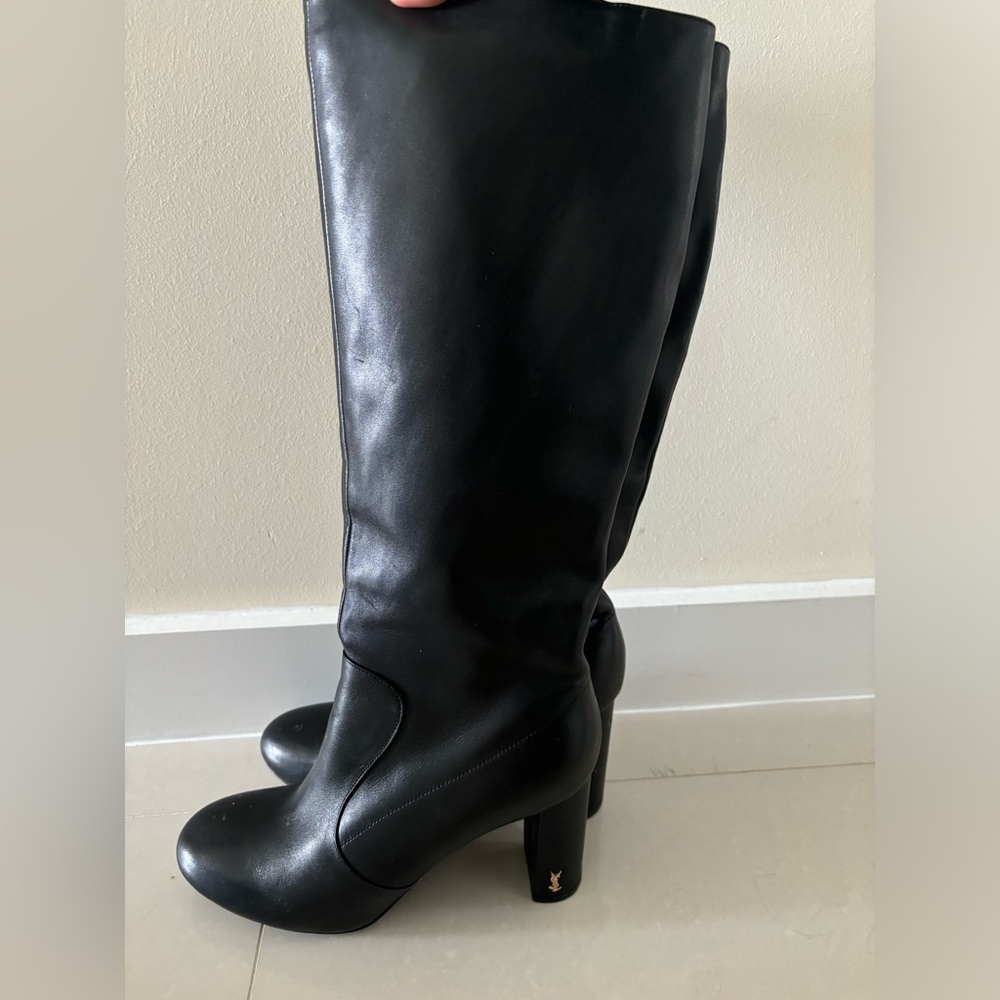 YSL black boots